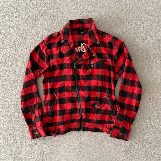 In the attic check jacket