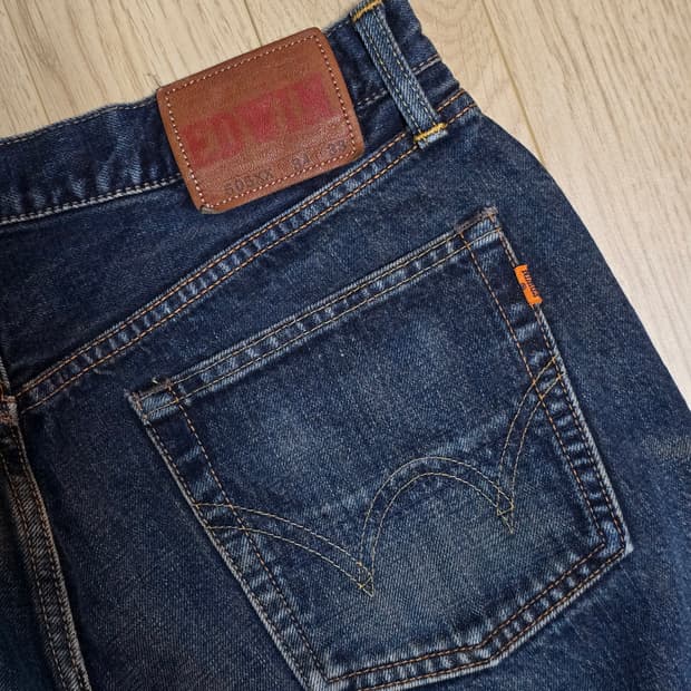 90s 에드윈 505xx 셀비지 데님 청바지 34사이즈