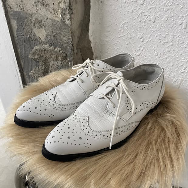 요지 야마모토 포인트 토 드레스 슈즈