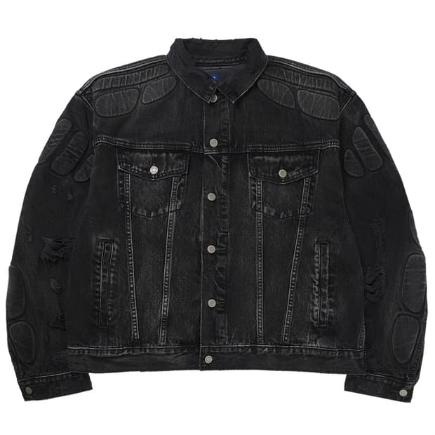 이지 갭 패디드 데님 자켓 흑청 XS 삽니다