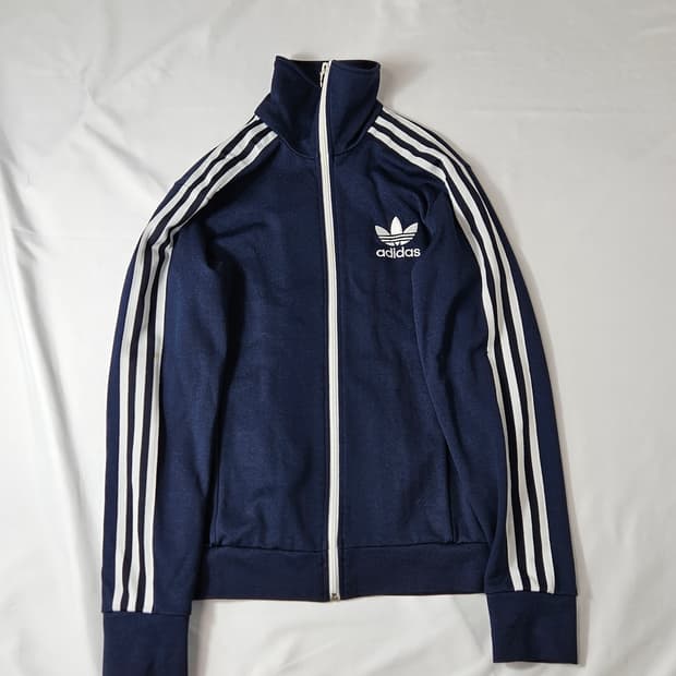 아디다스 네이비 트랙탑 유로파 져지 트랙탑 집업 자켓 y2k 여성 85