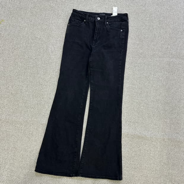 70 게스 블랙 진 부츠컷 팬츠 0401D