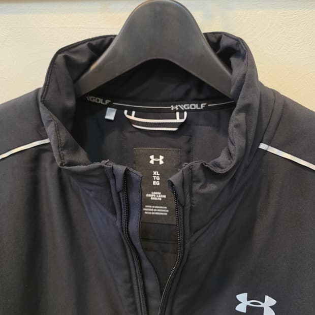 언더아머 골프 바람막이 XL 블랙