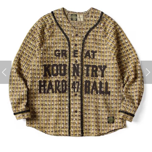 캐피탈 베이스볼 트위드 자켓