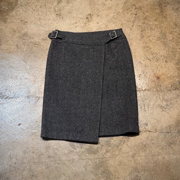 26-28inch ) MICHAEL KORS Wool Midi Skirt