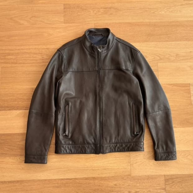 Massimo Dutti 마시모두띠 남성 브라운 양가죽 자켓 M