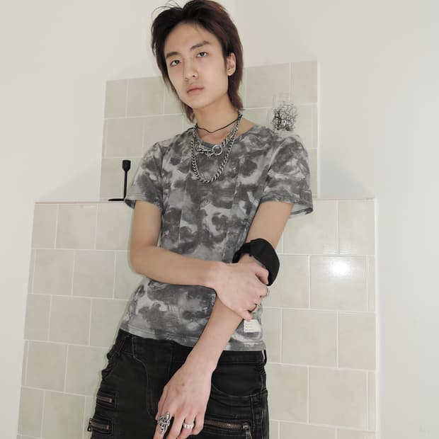 Smoke Pattern T-shirt