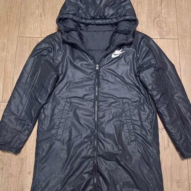 나이키 여성 양면 경량 롱패딩 L