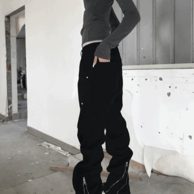 쿄이 zip 카고팬츠 kyoiii cargo 