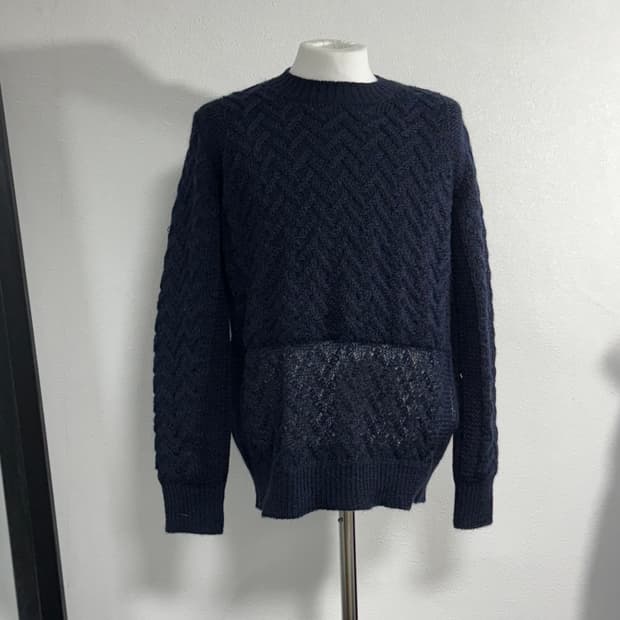 15aw 준야와타나베 맨 꼼데가르송 레이어드 니트 스웨터s