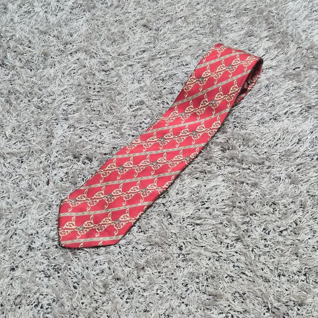 베르사체Versace 메두사 패턴 넥타이 Free - N49