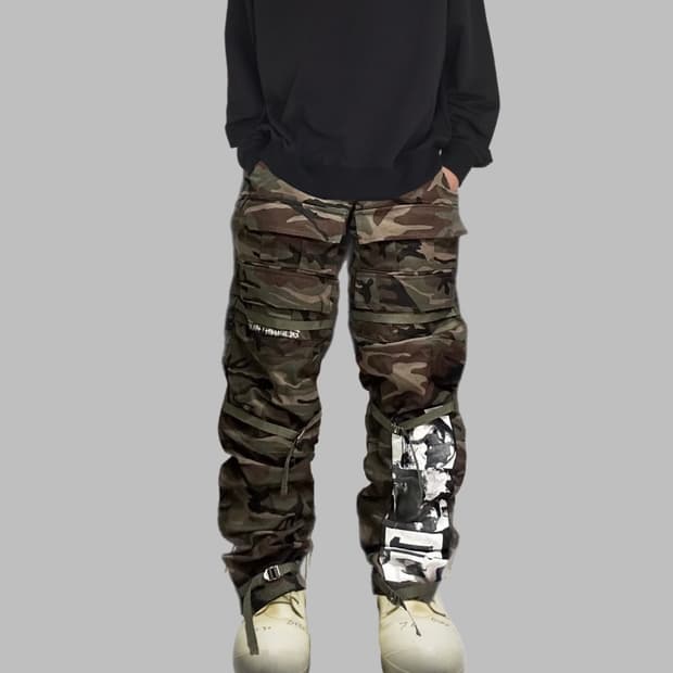 [34] 아임낫어휴먼비잉 카모팬츠