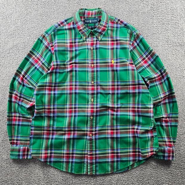 폴로랄프로렌 멀티 타탄 체크 패턴 셔츠 ( XL ) / 10986