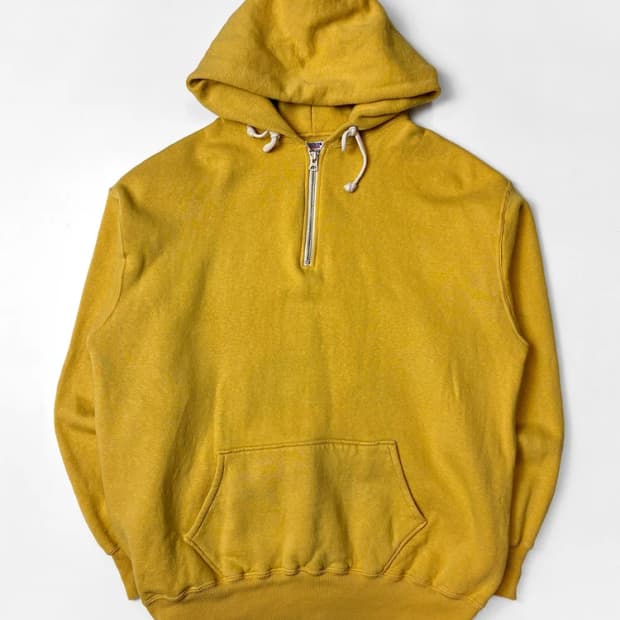 더블웍스 헤비코튼 하프집 오버 후드 티셔츠 PN5720