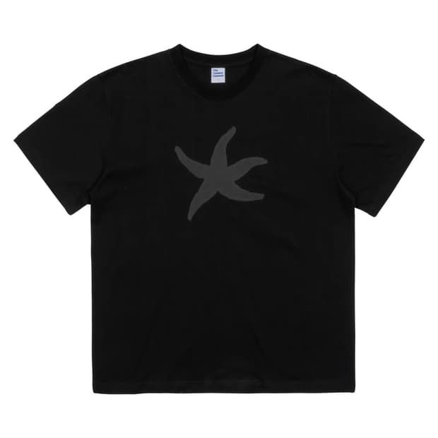 [S] 더콜디스트모먼트 TCM 빈티지 스타피쉬 티 블랙