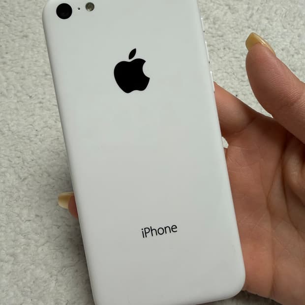 아이폰 5c 화이트 ⭐️