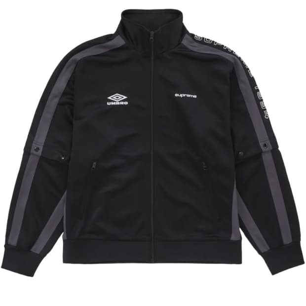 당일배송) L 슈프림 엄브로 스냅 슬리브 자켓 블랙 - 23SS
