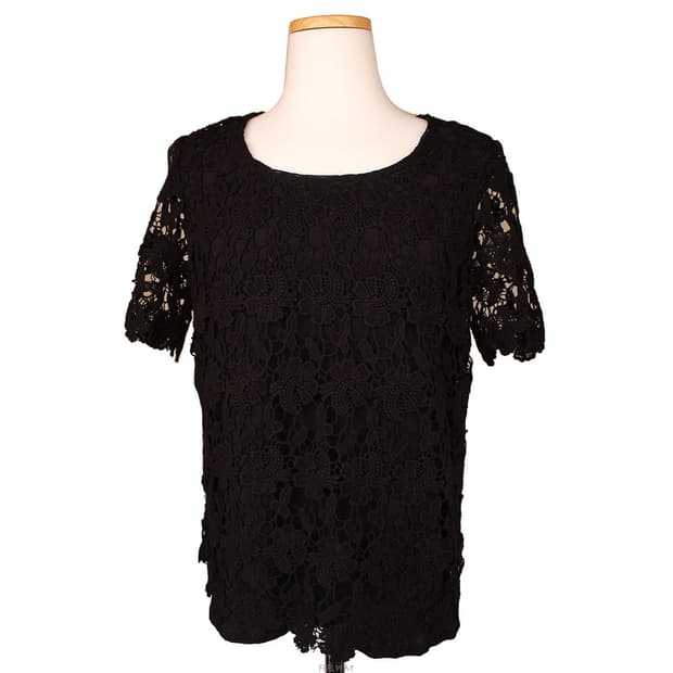 제라르 다렐 블랙 레이스 블라우스 55반