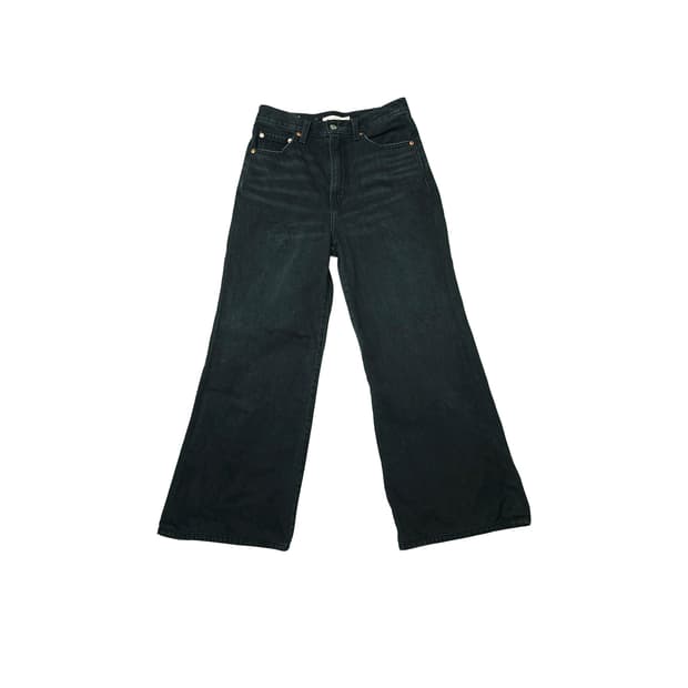 리바이스 와이드 흑청 데님팬츠 28