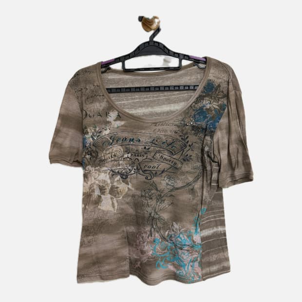 오리엔탈 반소매 티셔츠