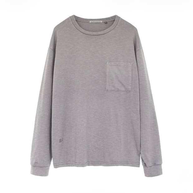 폴리테루 휴먼 포켓 롱슬리브 다이드 핑크 1사이즈 팝니다