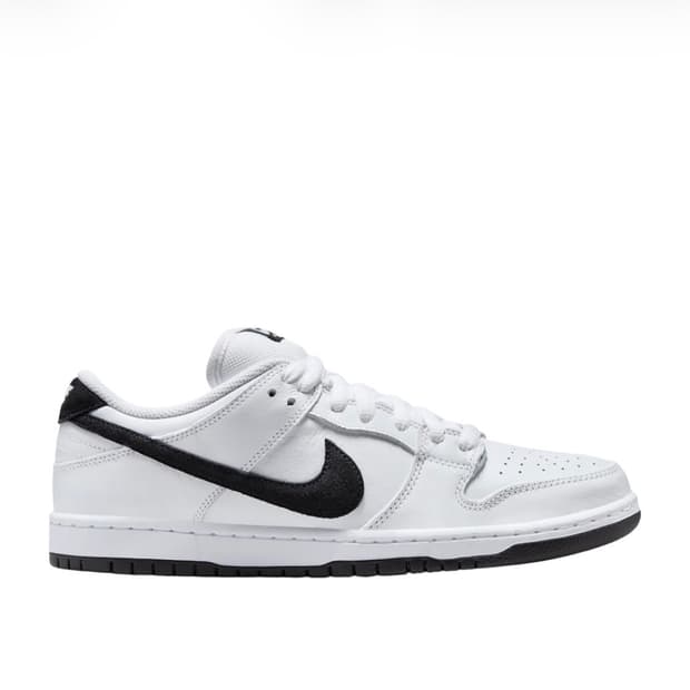 나이키 SB 덩크 로우 프로 화이트 블랙 HF3704-100 275