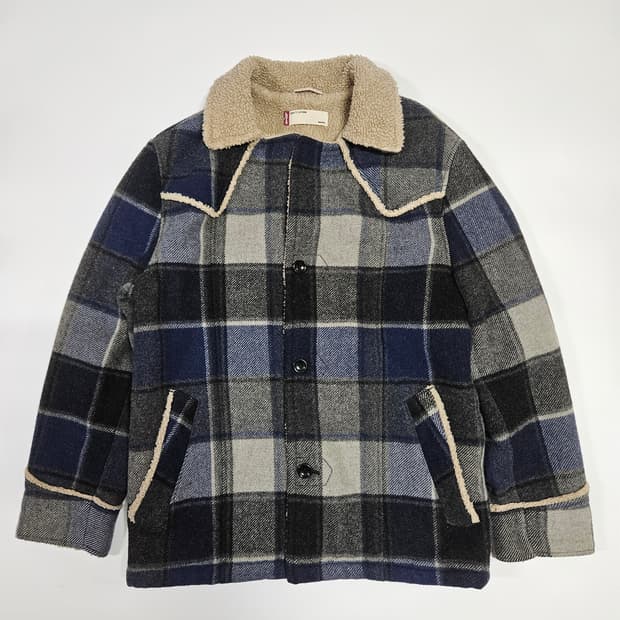 리바이스 웨스턴 양털 체크자켓