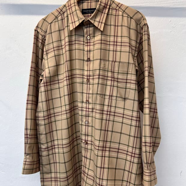 입생로랑 셔츠 빈티지