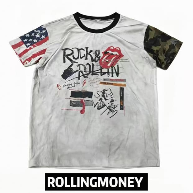 Rolling Money Archive Camo Tee