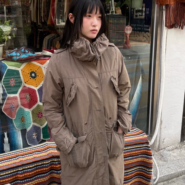 Military Hooded Long Parka