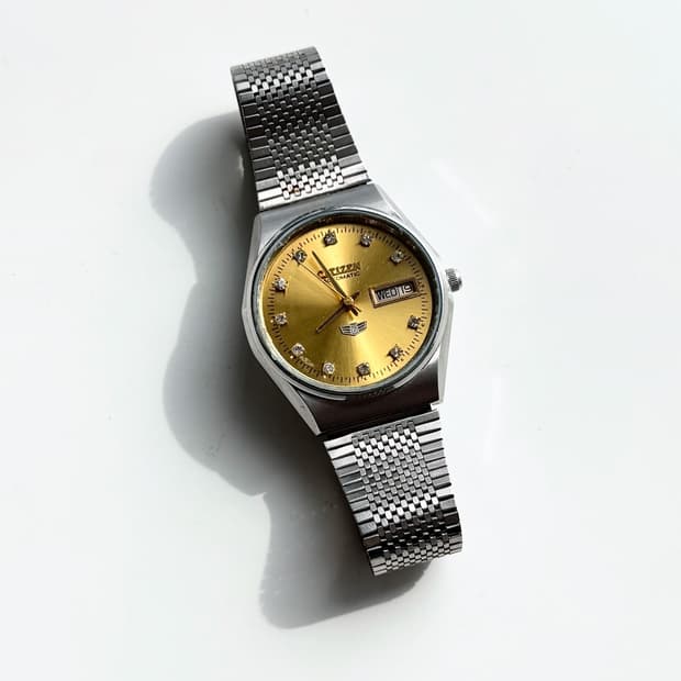 80s Seiko5 Autmatic Vintage Metal Watch