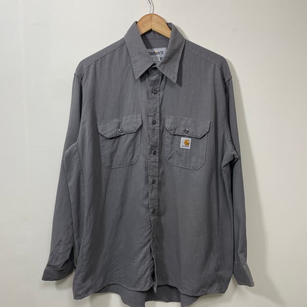 칼하트Carhartt 그레이 코튼 셔츠 L - S39
