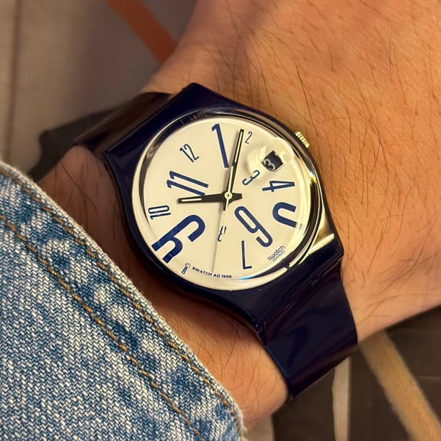 98년판) 빈티지 스와치 젠트 ‘lost number’