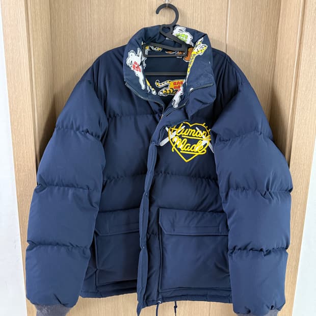 (2XL)휴먼메이드 카우스 리버시블 패딩