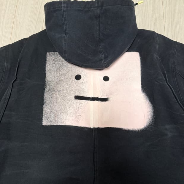 아크네스튜디오 후드 패딩 코튼 자켓 블랙 M사이즈