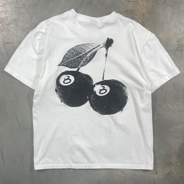 스투시 에잇볼 체리스 반팔 티셔츠