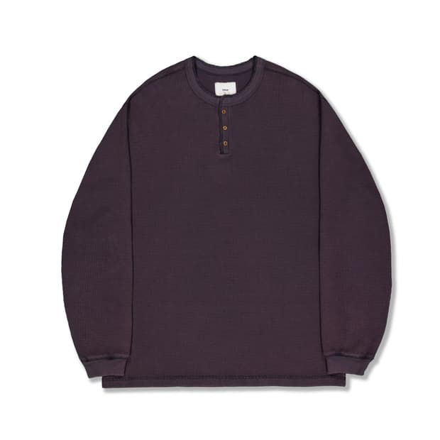 퍼렌 waffle henly neck long sleeve 판매합니다.
