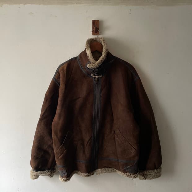 Vintage Leather B-3 Jacket