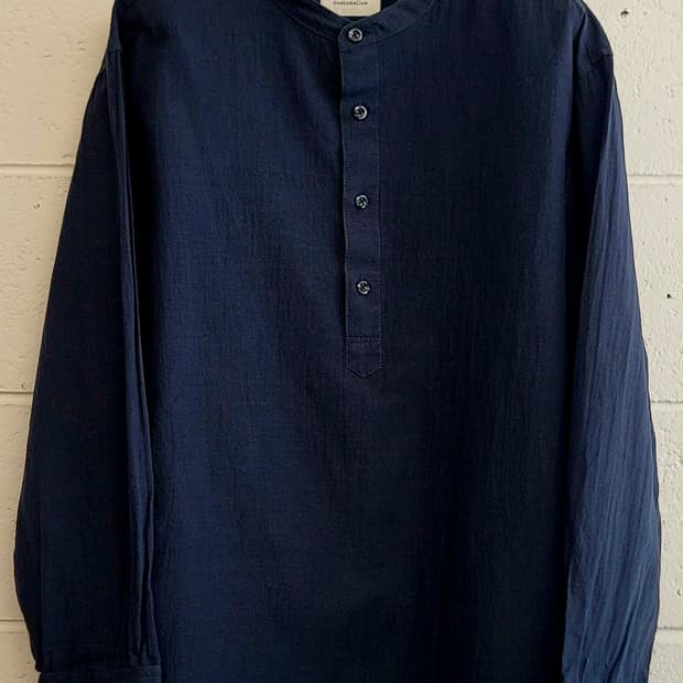 커스텀멜로우 린넨(마) 헨리넥(차이나카라) 셔츠 판매