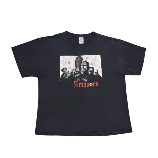 빈티지 00s 심슨 소프라노 패러디 티셔츠