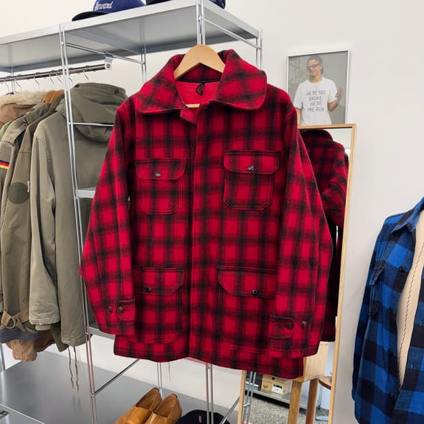 60s 울리치 Woolrich 매키노 울 헌팅 자켓 (XL)  