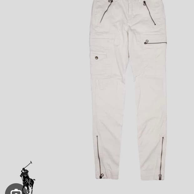 Polo 회이트 유틸리티 술림핏 코튼카고팬츠