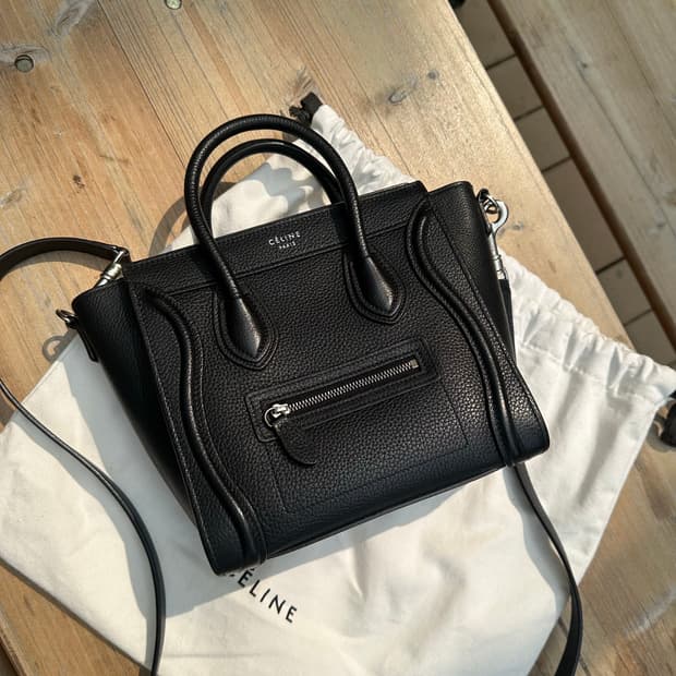 [SA 정품] 셀린느 러기지백 나노 블랙