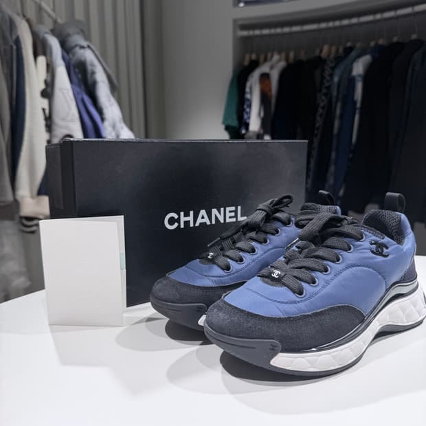 (A/36) / 샤넬 믹스드 파이버 스니커즈