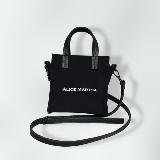 앨리스마샤 미니 크로스백 블랙