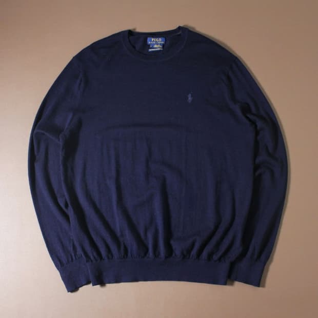 Polo 폴로 랄프로렌 네이비 라운드 니트