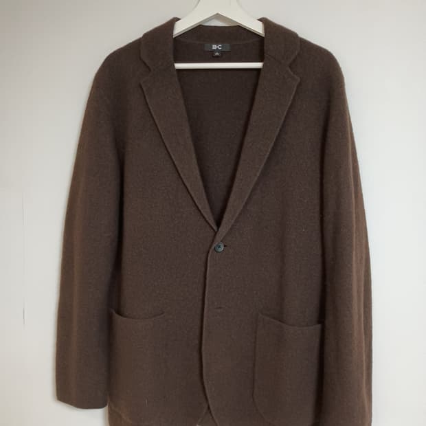 유니클로C 24FW 니트재킷 다크브라운 L사이즈 471709