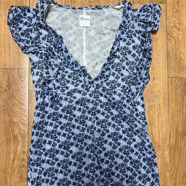 레드 발렌티노 블라우스