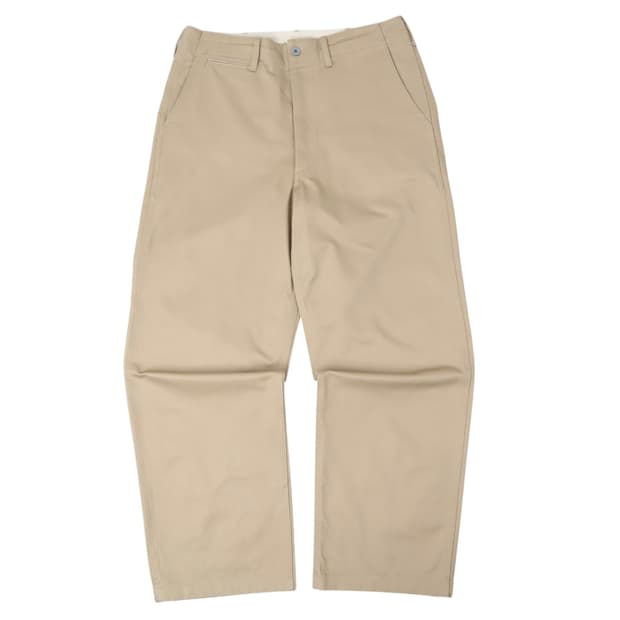 Bronson 브론슨 mfg 베이지 코튼 워크 팬츠