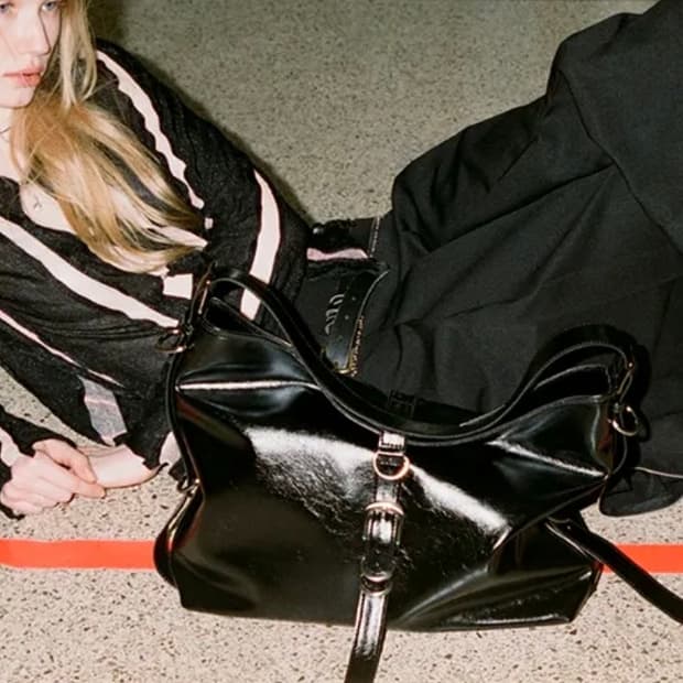 Didi Belted Big Bag (2-way) Black